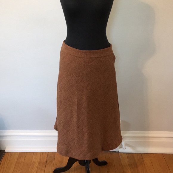VTG 90s Forever 21 Brown Tweed Skirt, M